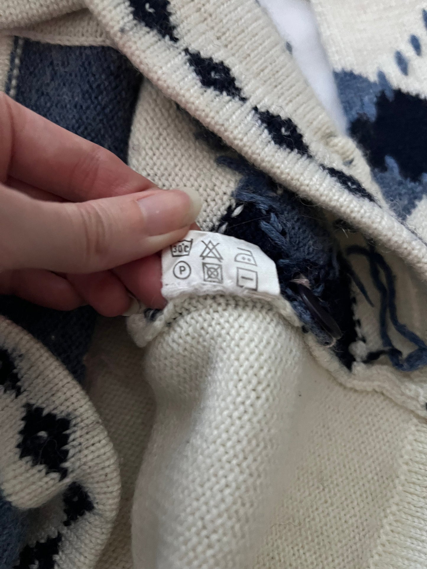 90s patchwork cardigan, Size S-M