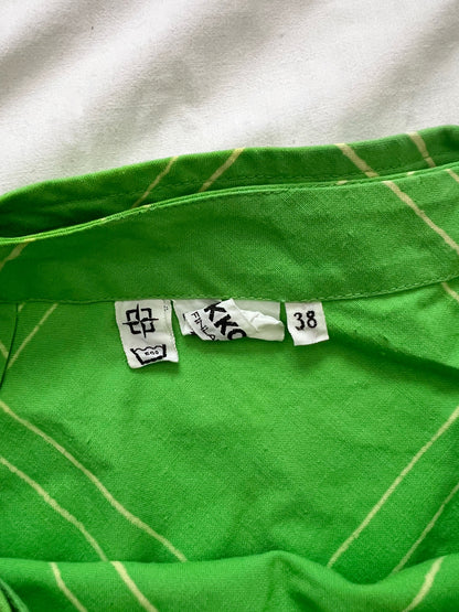 70s Vuokko green maxi skirt, Size S-M