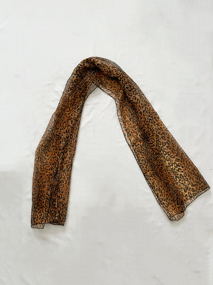 Leopard scarf