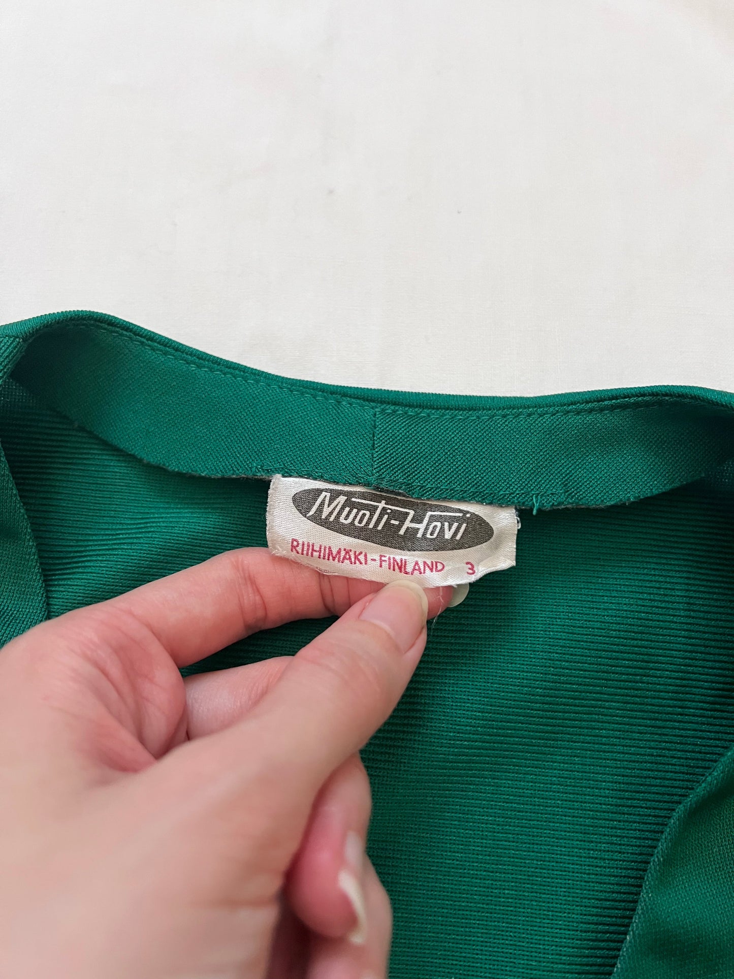 70s green top, Size XS-S