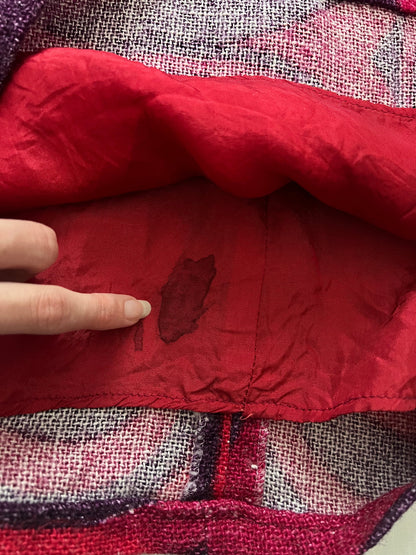 60s/70s swirl pattern mini dress, Size XS-S