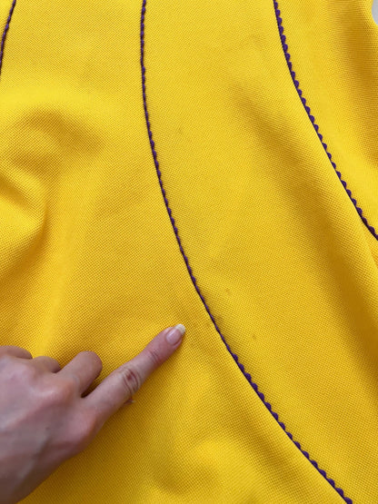 60s bright yellow dress, Size M-L