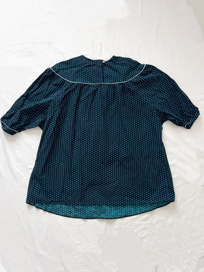 80s loose fitting/maternity blouse, Size S