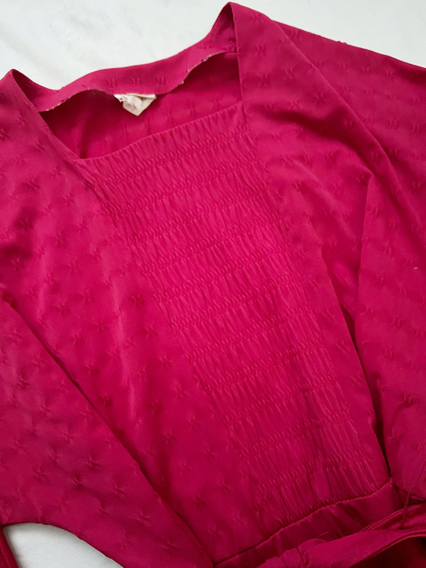 70s pink dress, Size M-XL