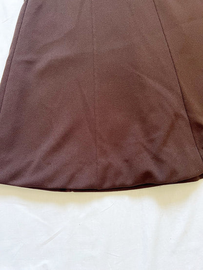 Brown 70s skirt, Size XS-S