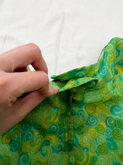 60s swirl print dress, Size S