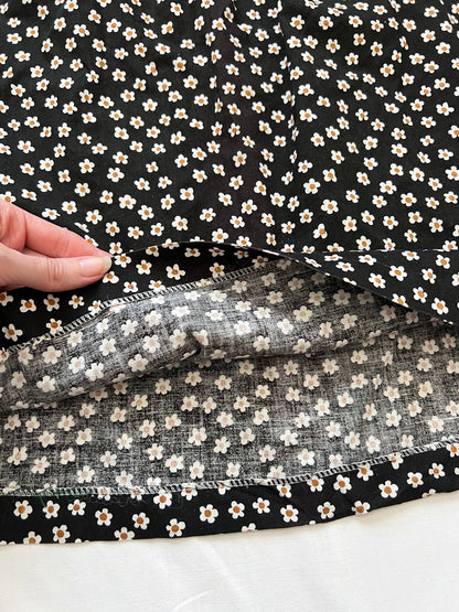 70s Pia & Paula cotton floral top, Size S