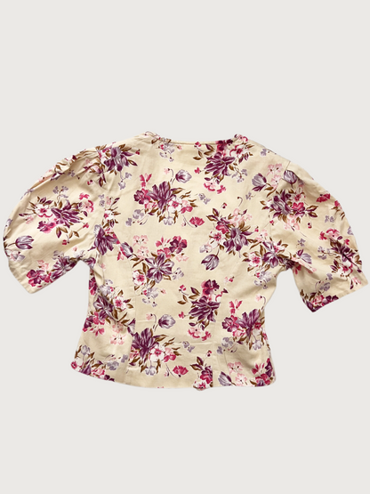 80s Laura Ashley floral blouse, Size M