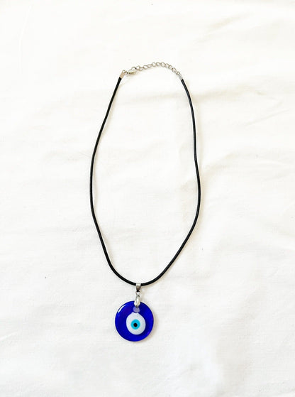 A vintage evil eye necklace