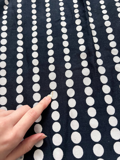 70s cotton polka dot skirt, Size XS-S