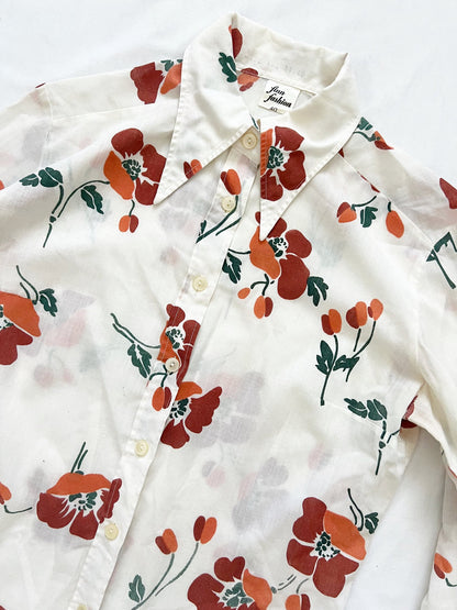 Flower shirt, Size S-M