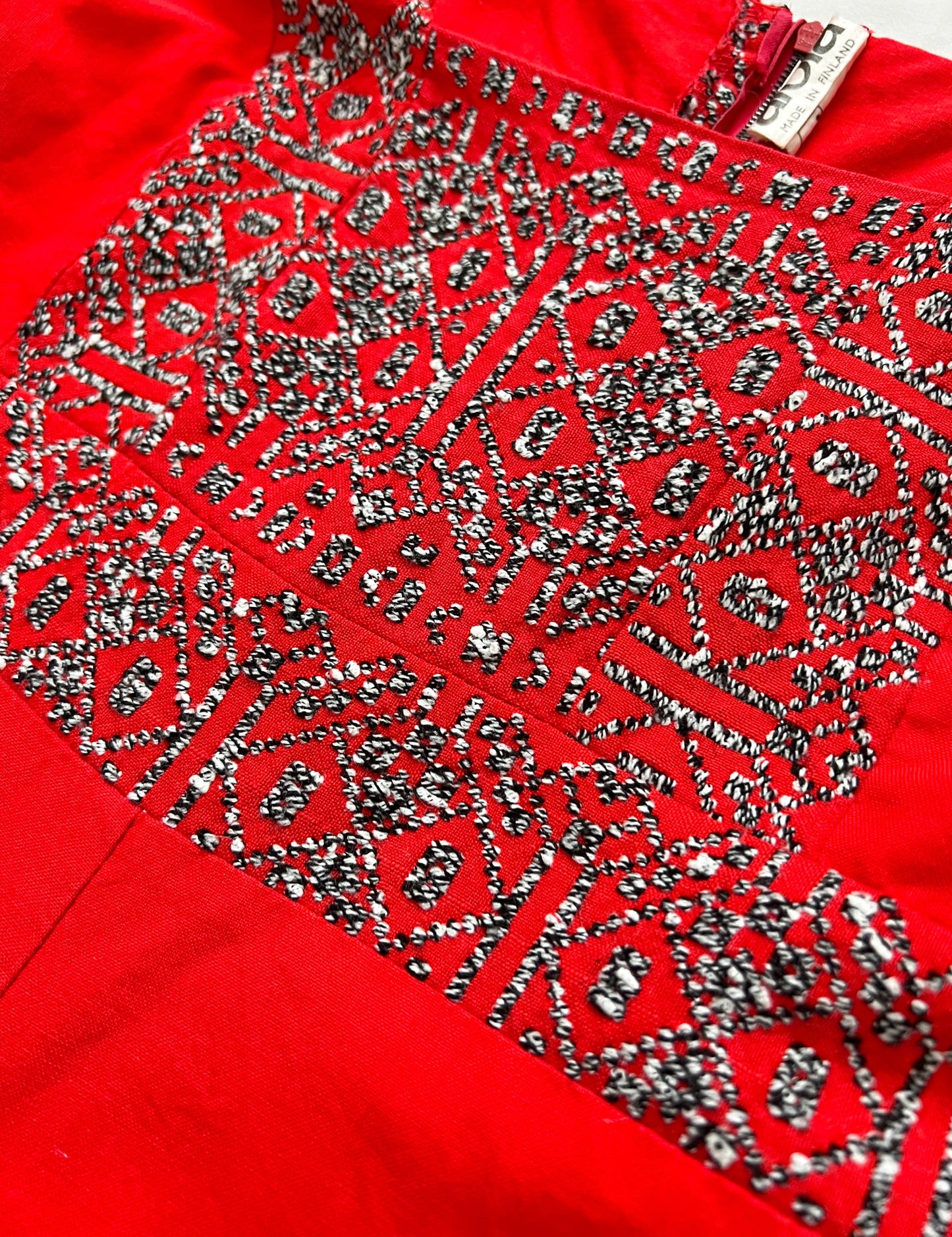 70s Arola red maxi dress, Size S