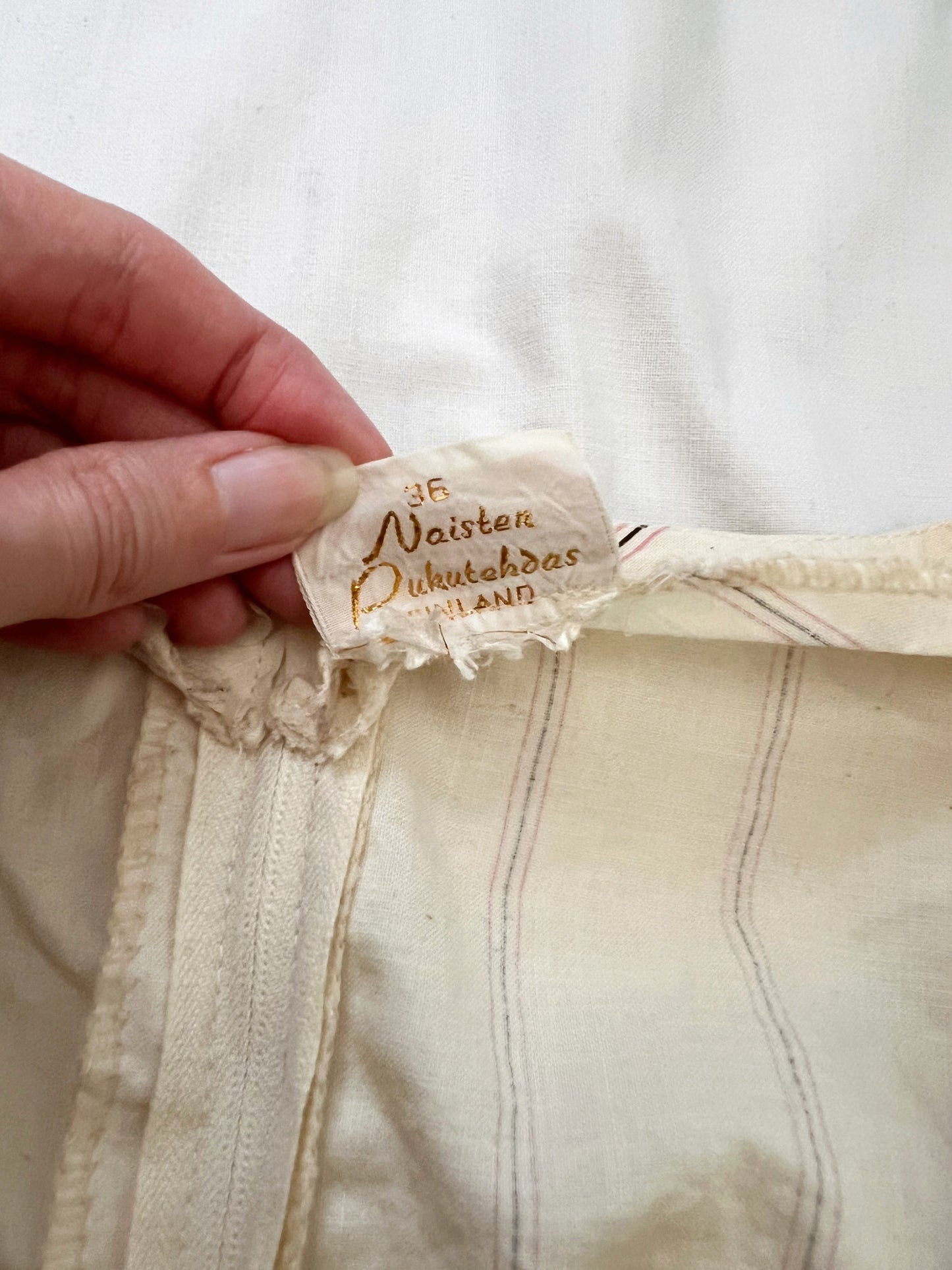 70s cream romantic midi dress, Size XS-S