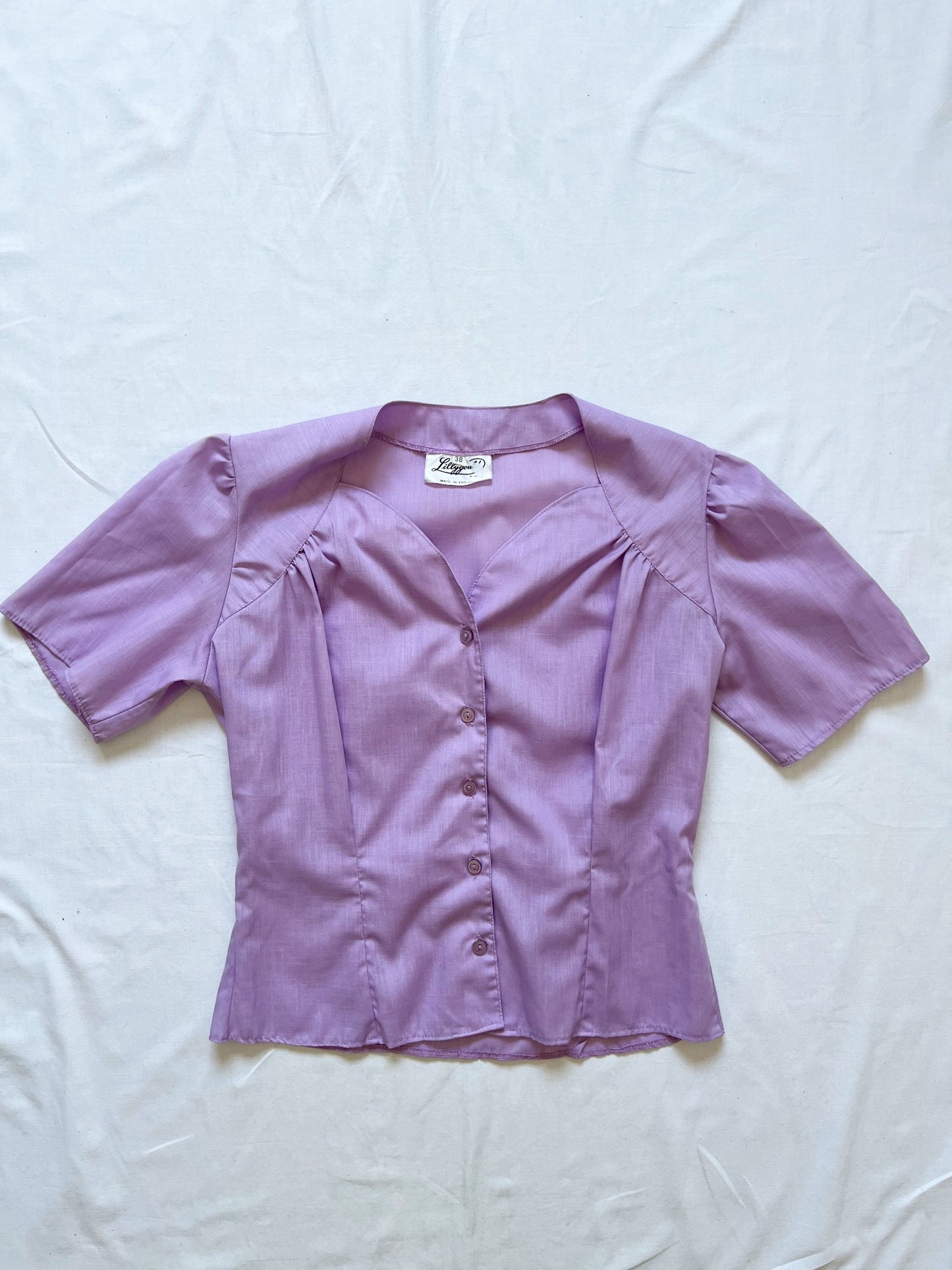 Purple sweetheart t-shirt, Size M