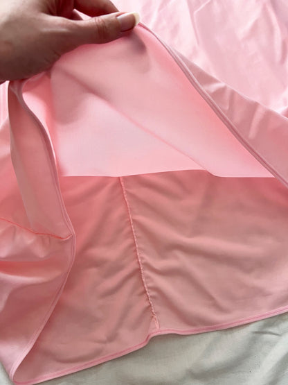 70s pink maxi nightgown, Size S