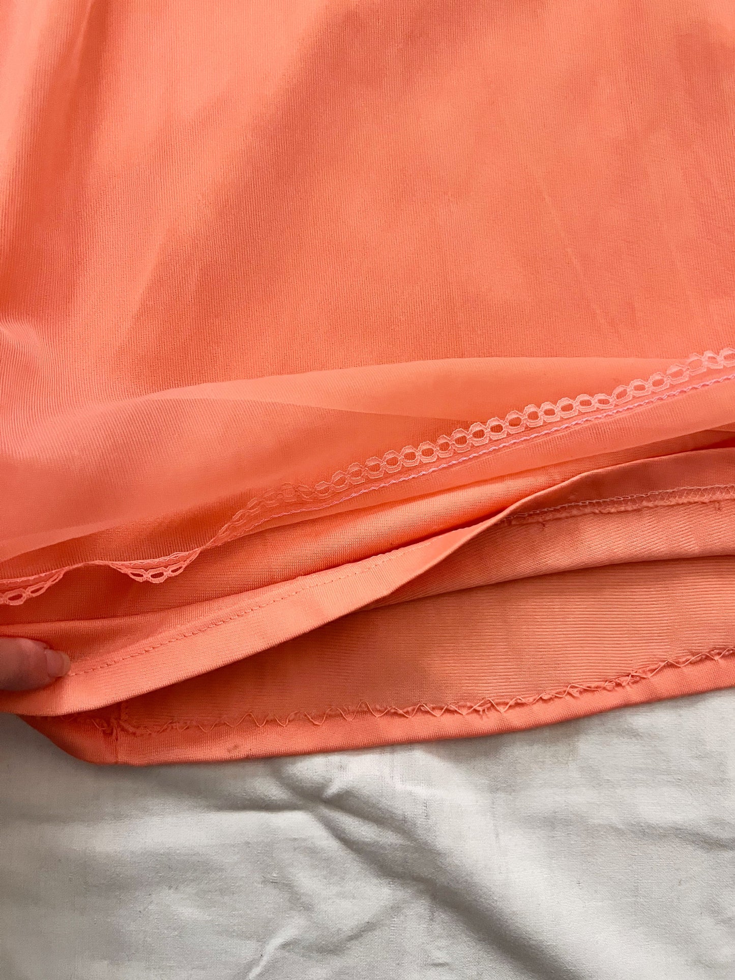 60s peach nightgown, Size S