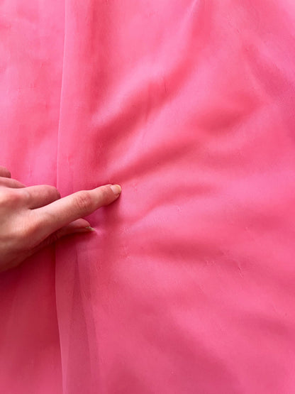 60s romantic pink peignoir set, Size L