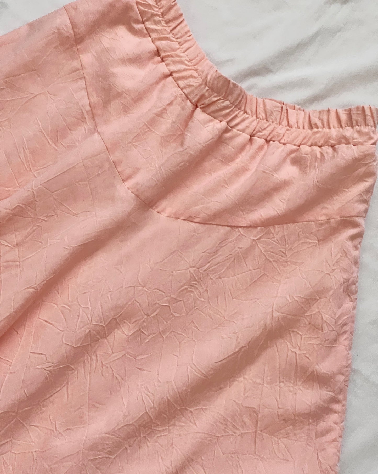 70s/80s peach skirt, Size XS-S