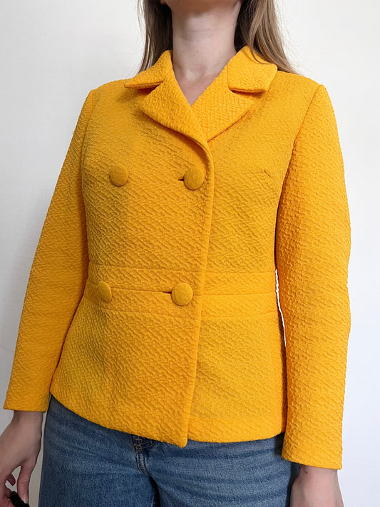 60s mustard yellow jacket, Size L