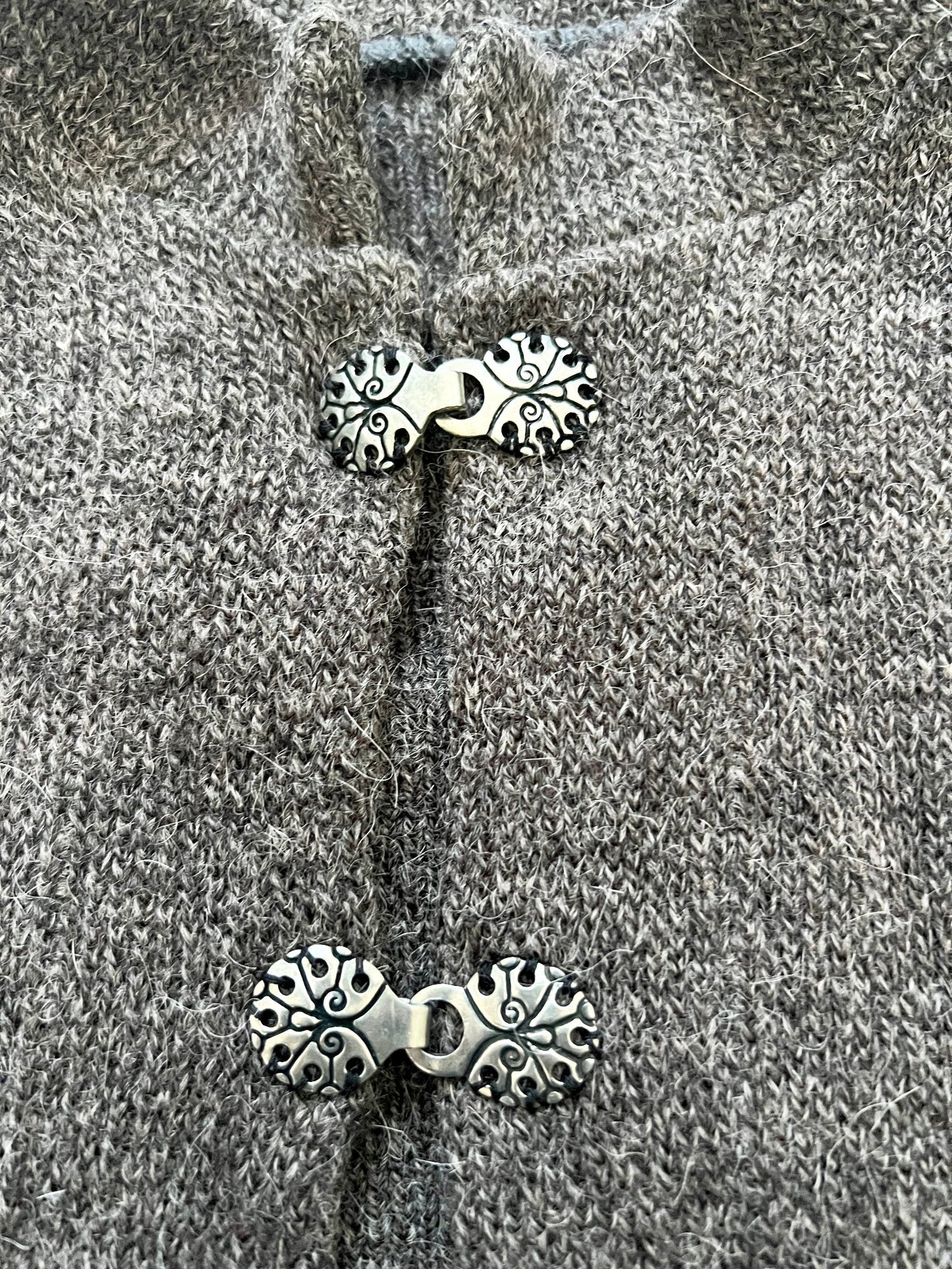 Pewter cardigan, Size M