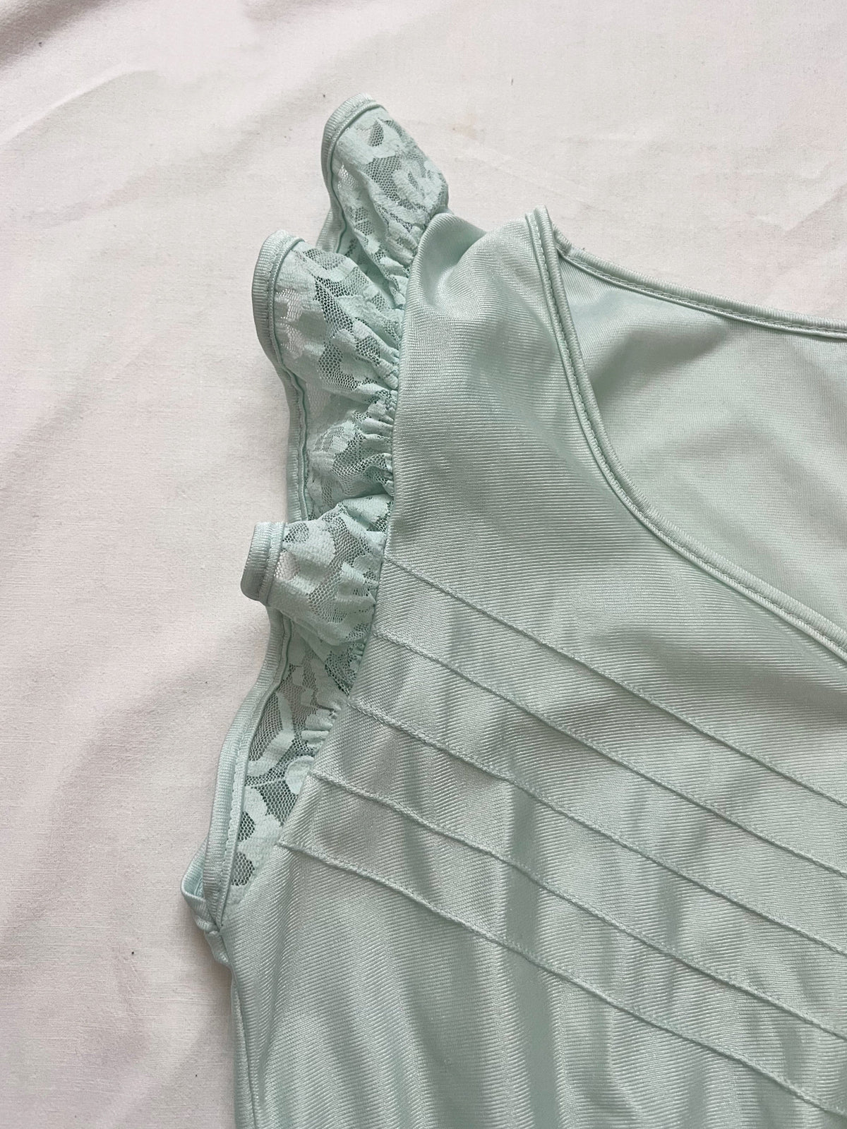 70s mint green nightgown, Size M