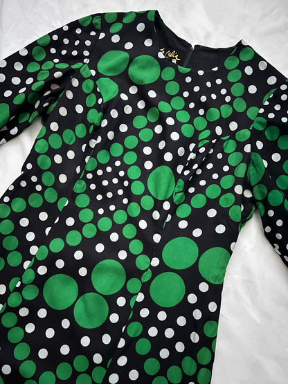 60s polka dot dress, Size M