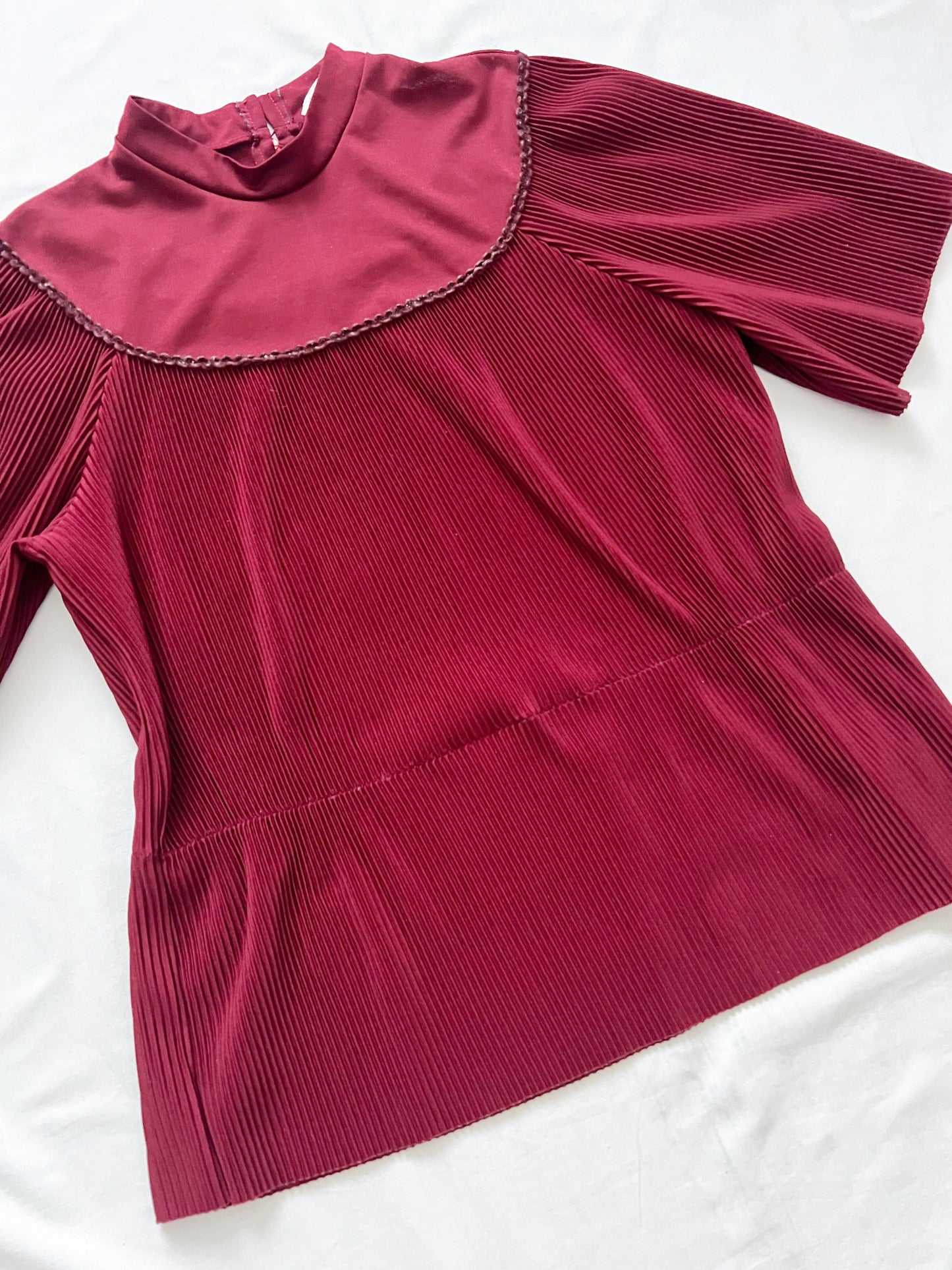 70s burgundy t-shirt, Size M-XL