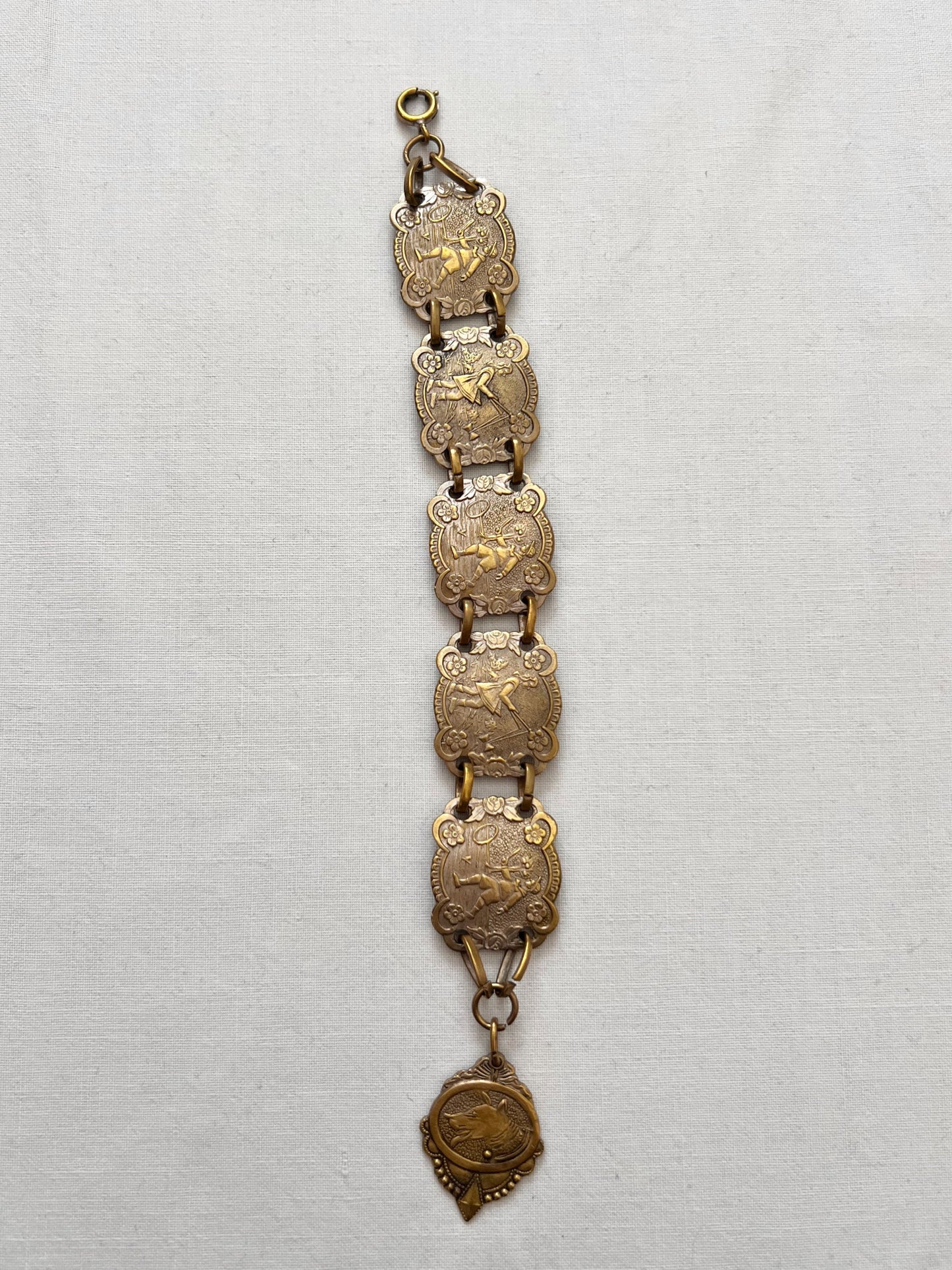 1920s gold toned bracelet