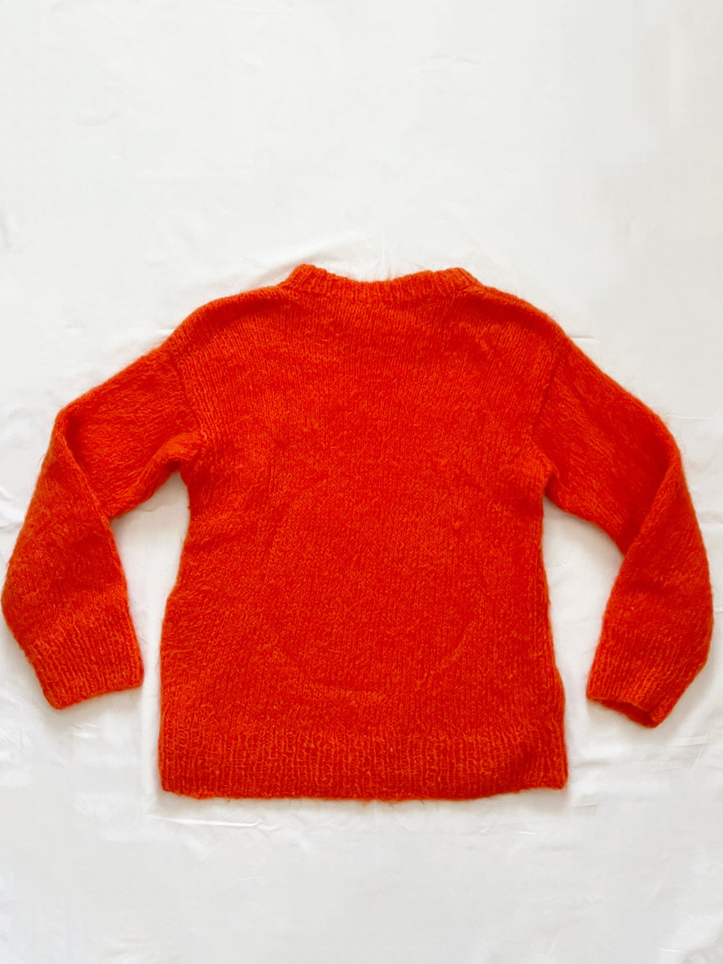 Orange snowflake sweater, Size L