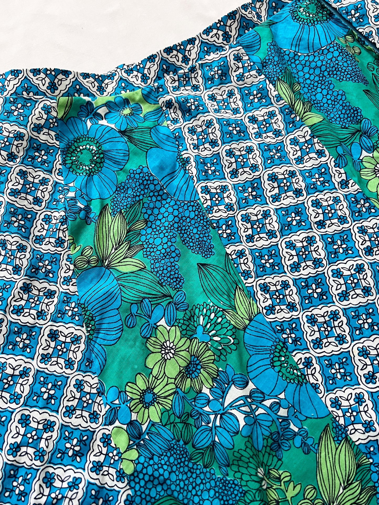 60s/70s patchwork skirt, Size S