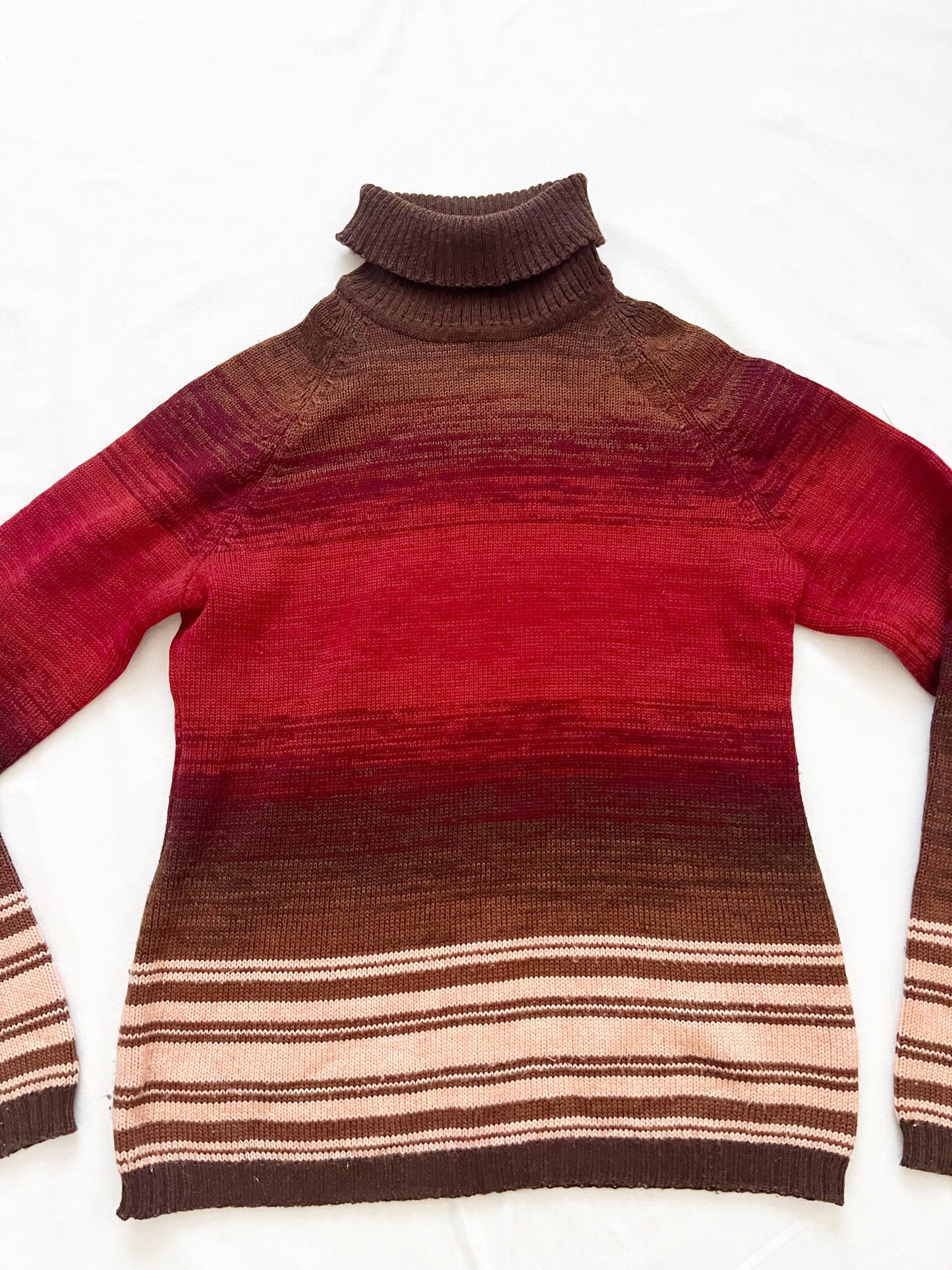 Gradient turtleneck sweater, Size S