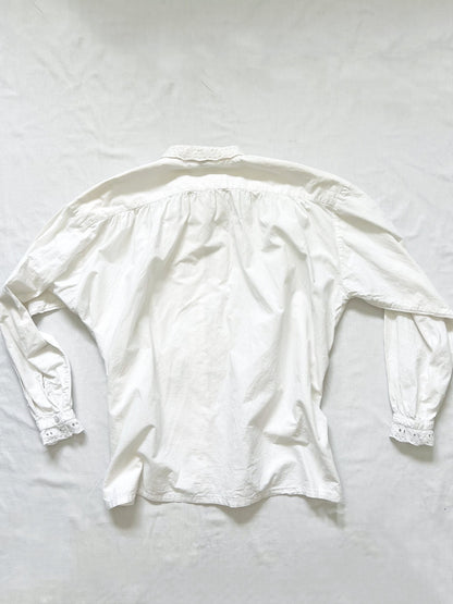 White lace blouse, Size L