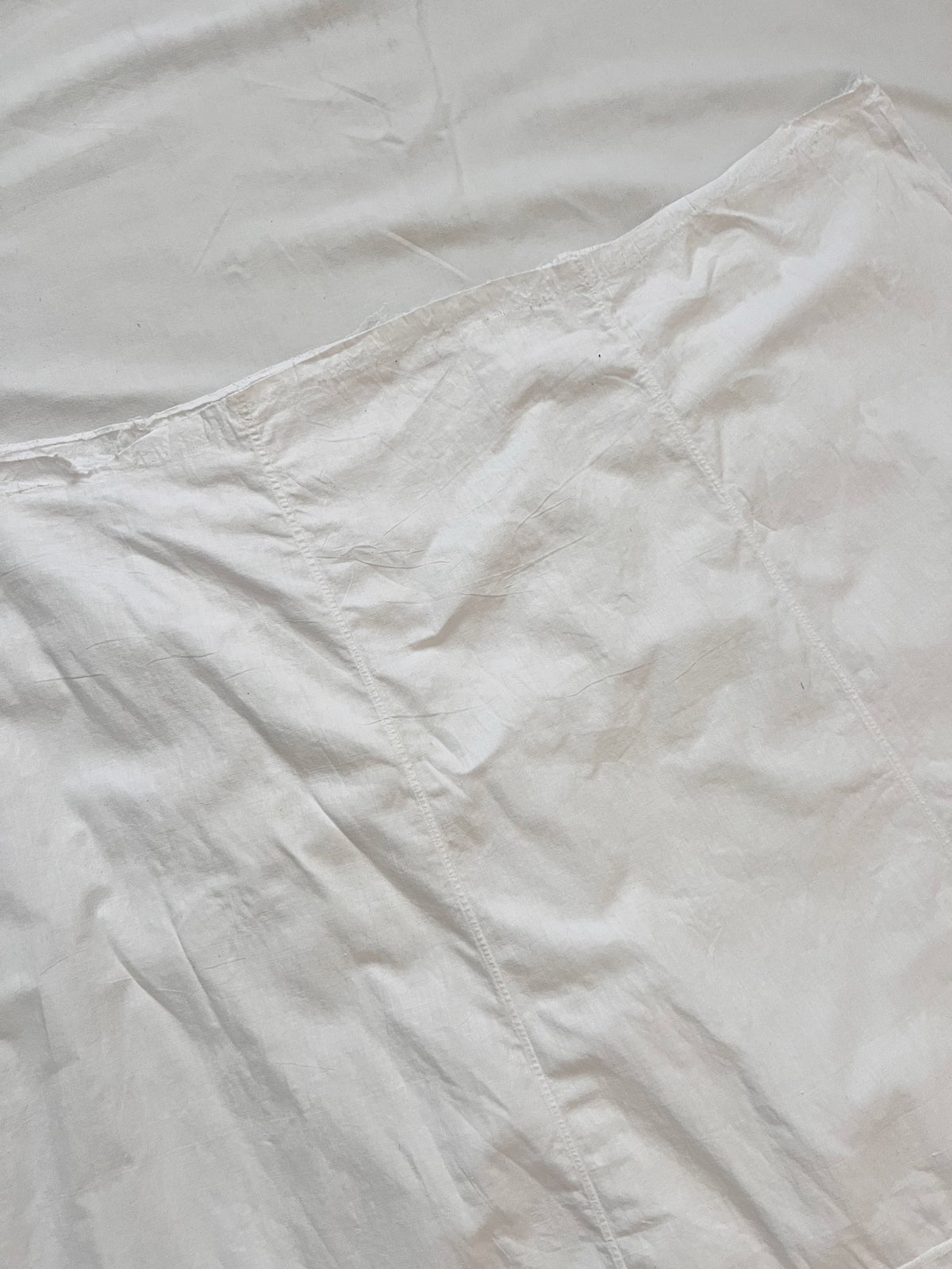 Antique white cotton midi skirt, Size S-M