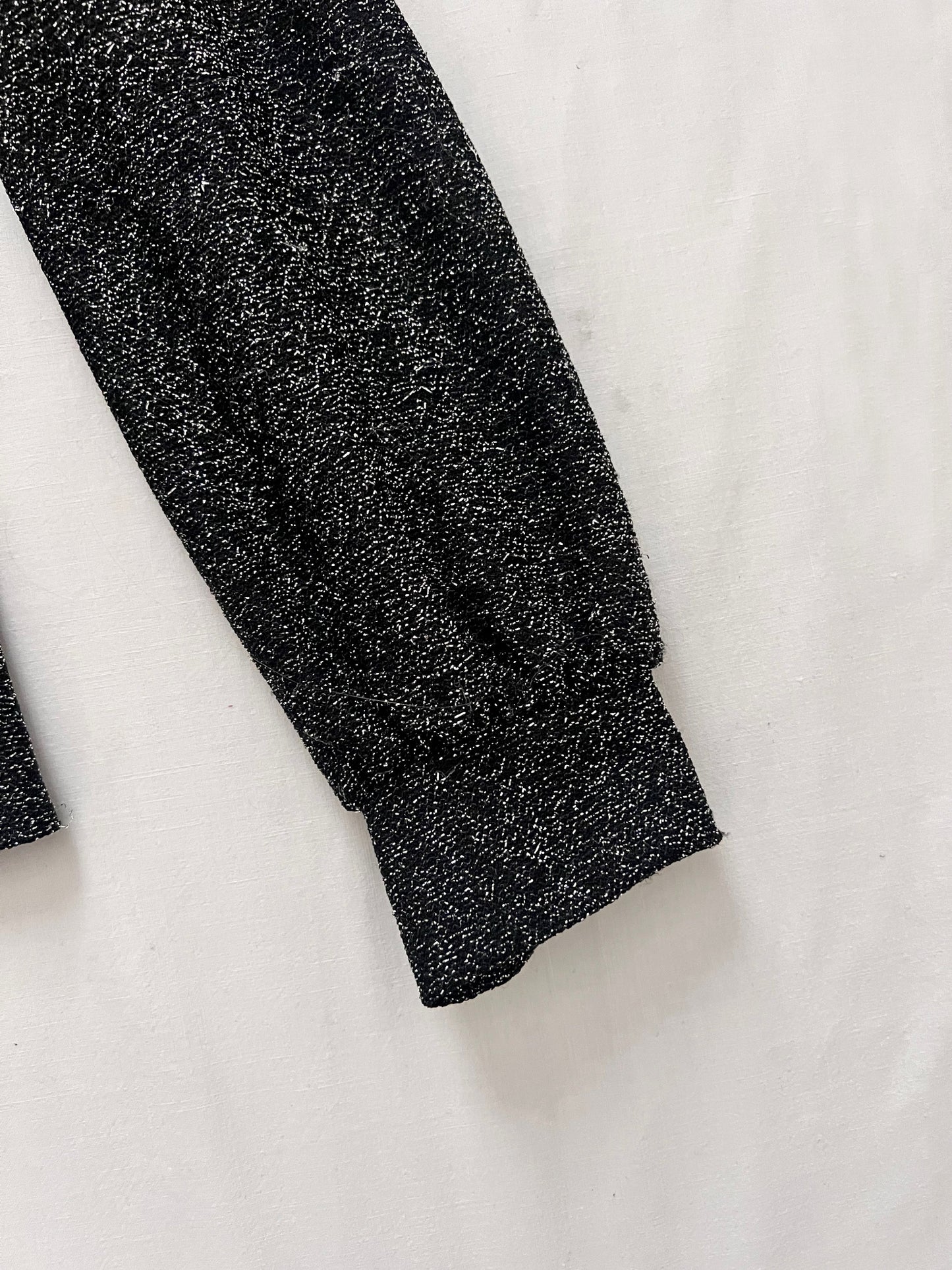 70s glittery blouse, Size L