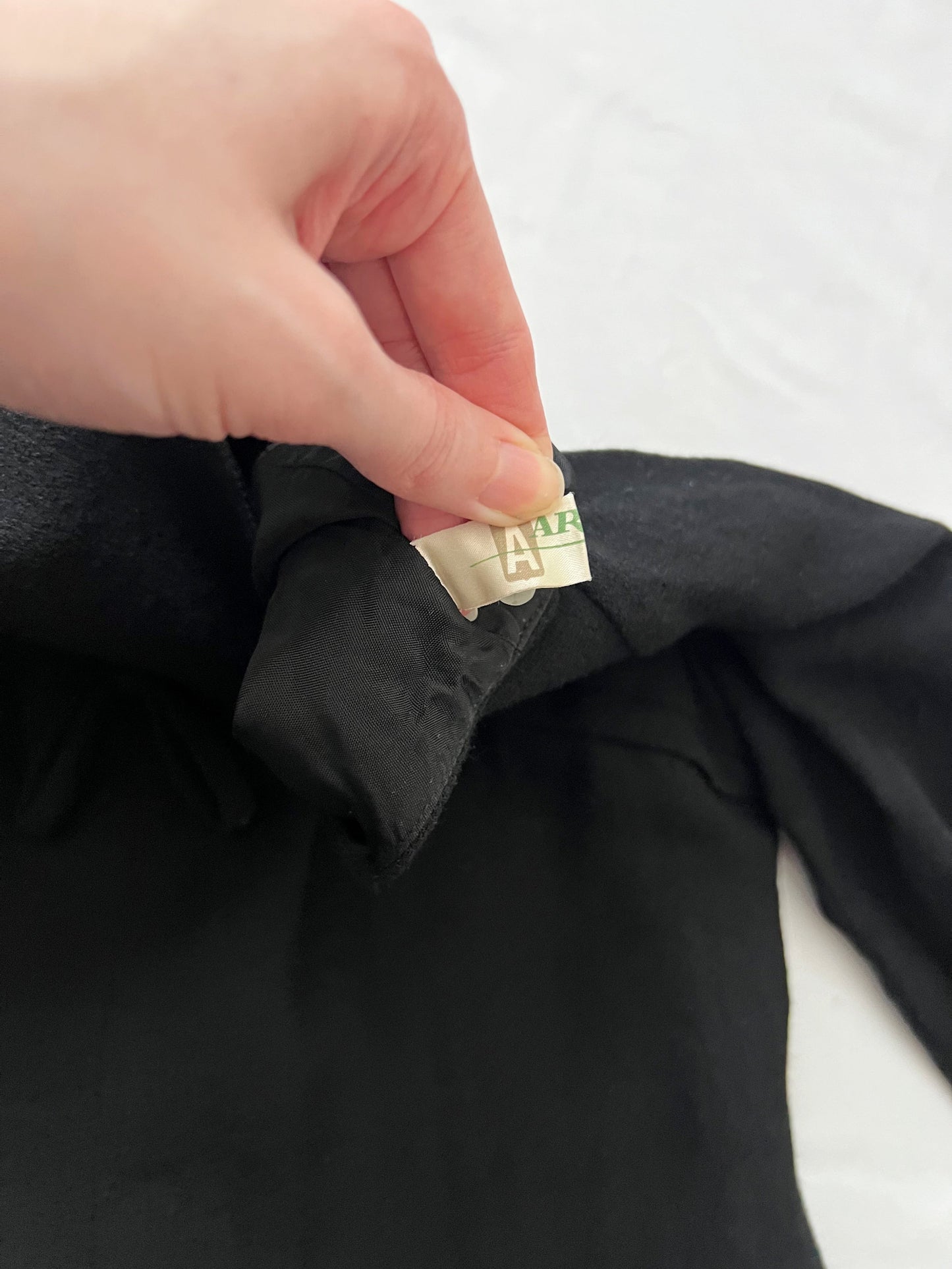 60s black bow dress, Size S