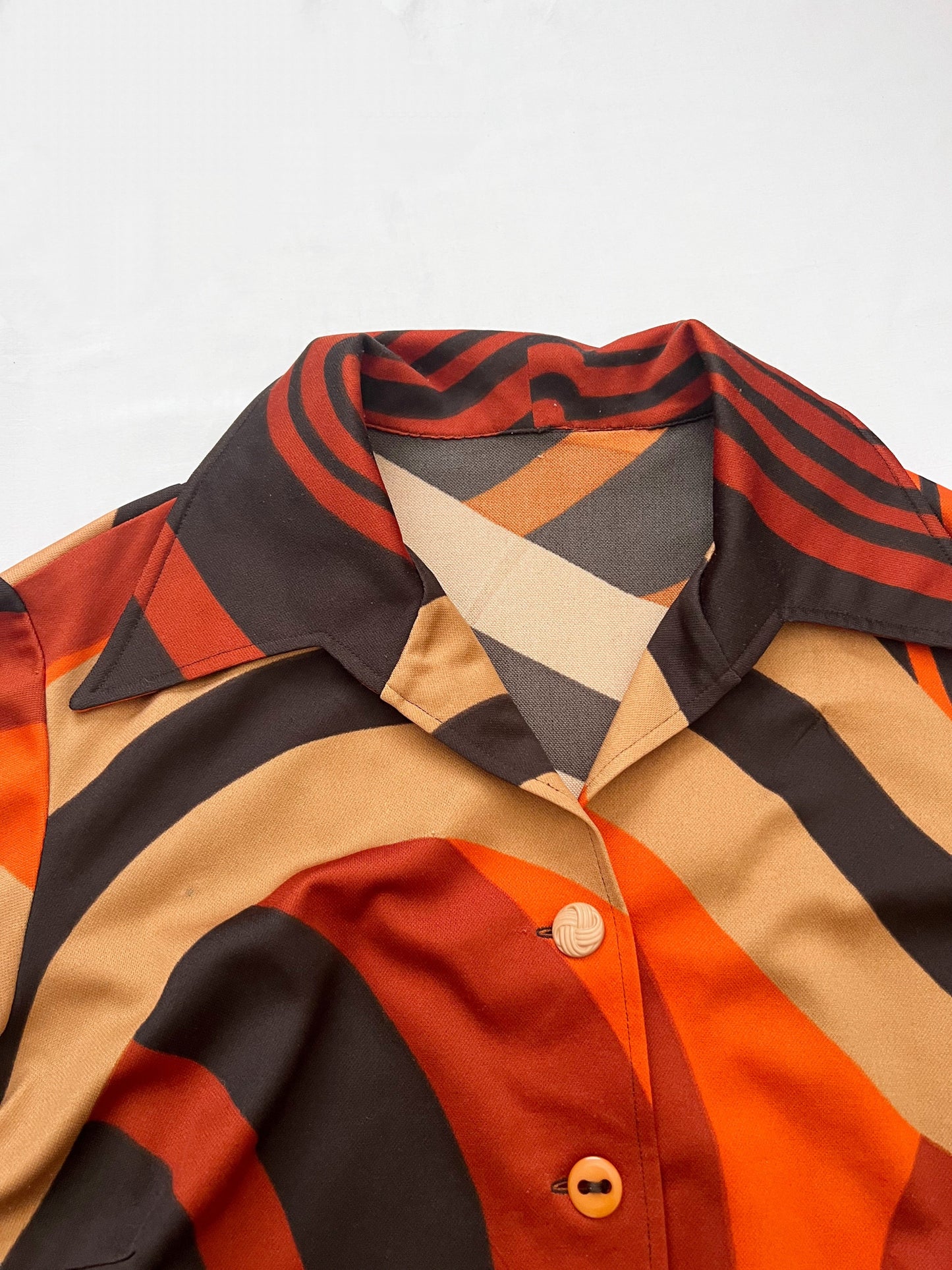 70s bold pattern shirt, Size XL-XXL