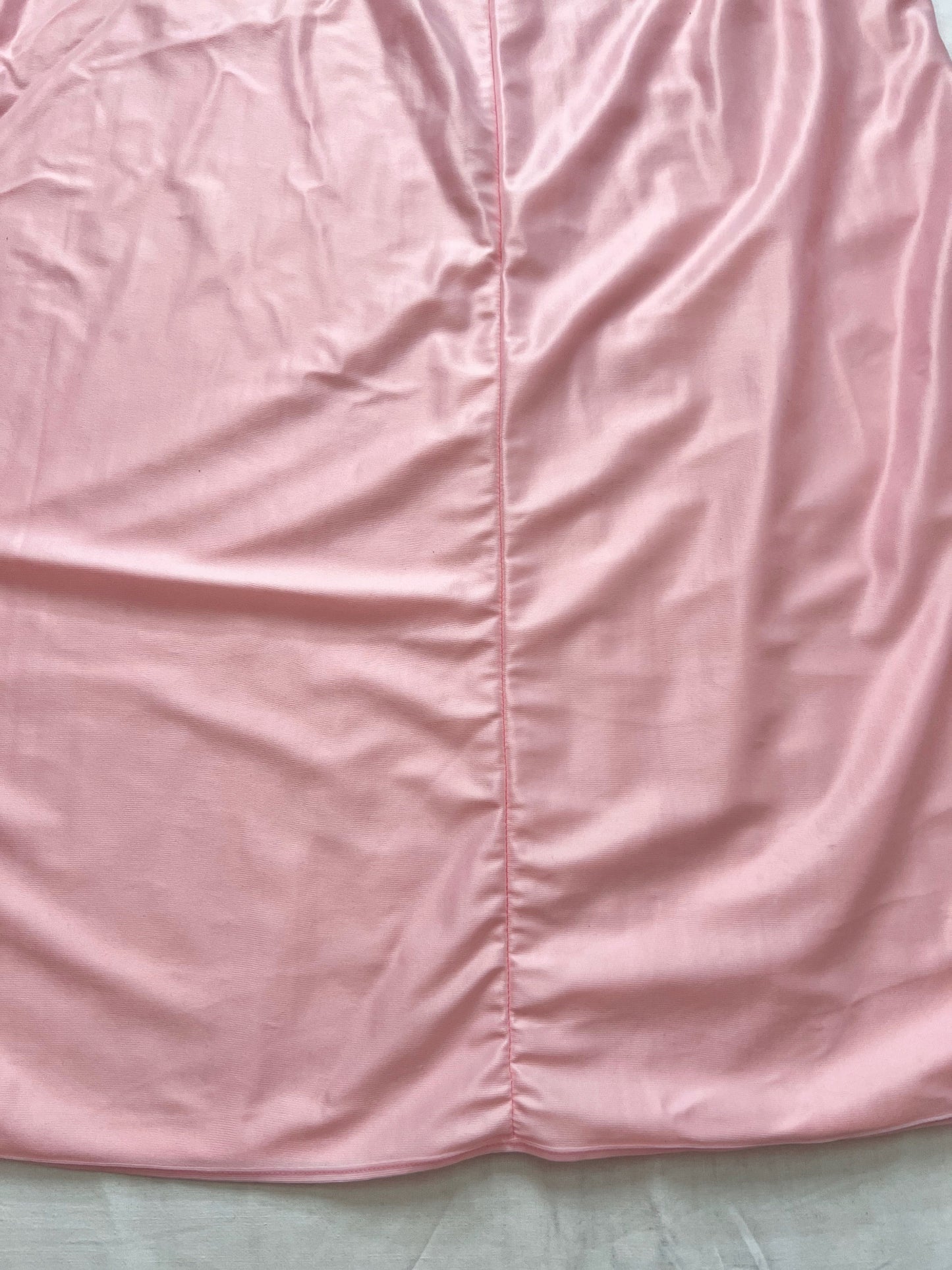 70s pink maxi nightgown, Size S