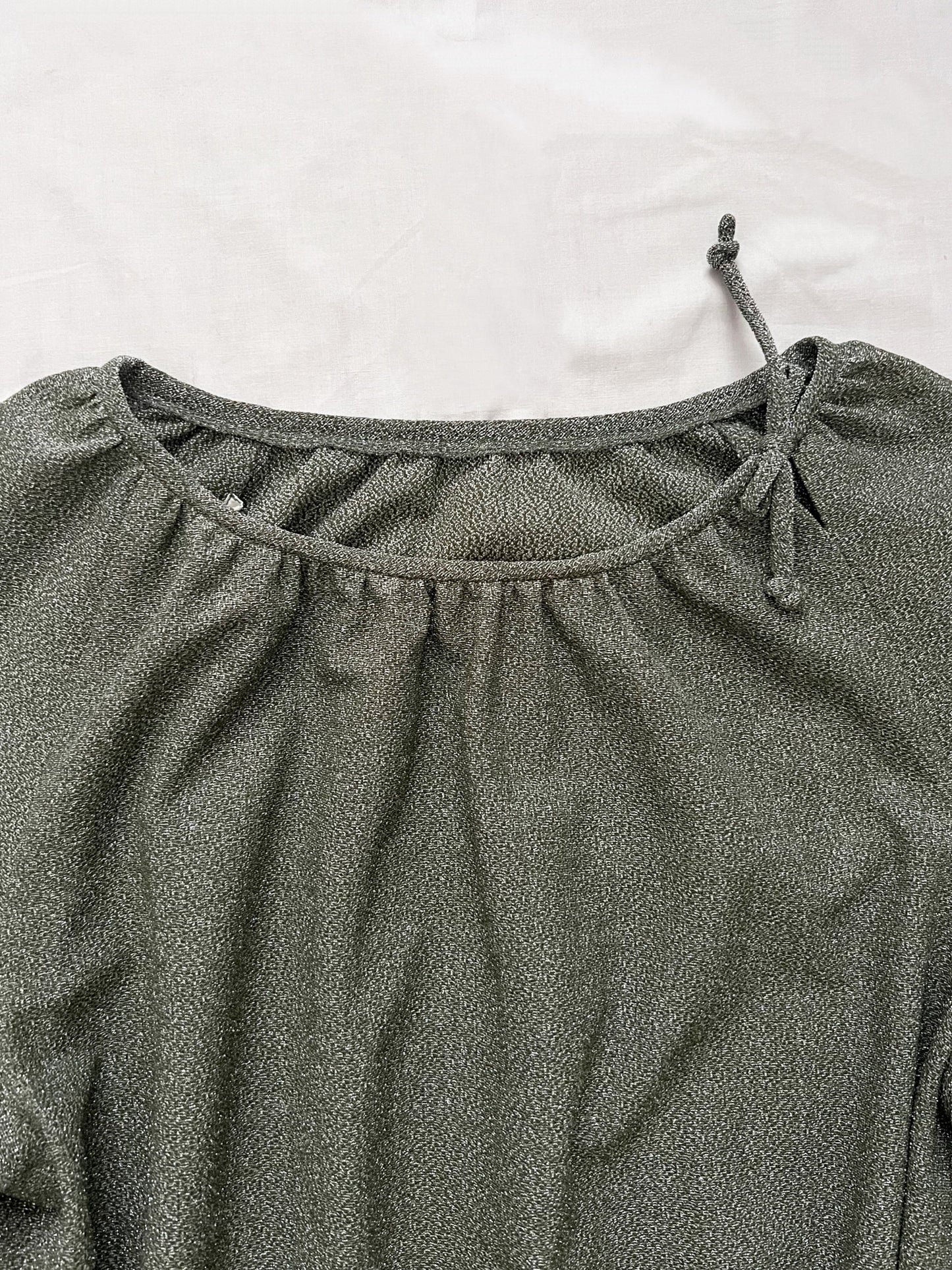 60 silver sparkly gown, Size M