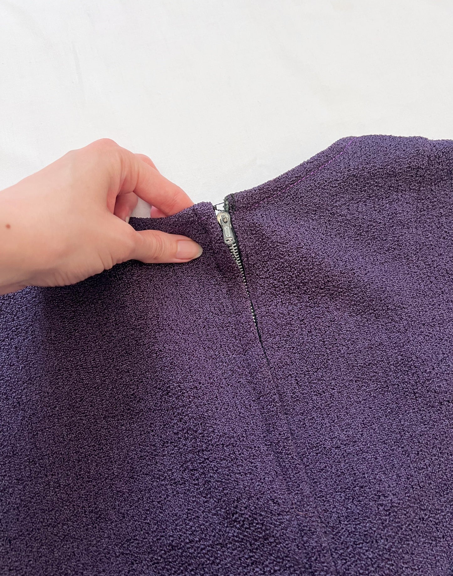 60s purple mini dress, Size XS