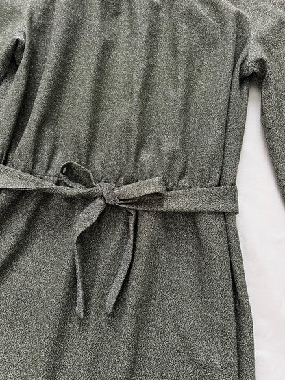 60 silver sparkly gown, Size M