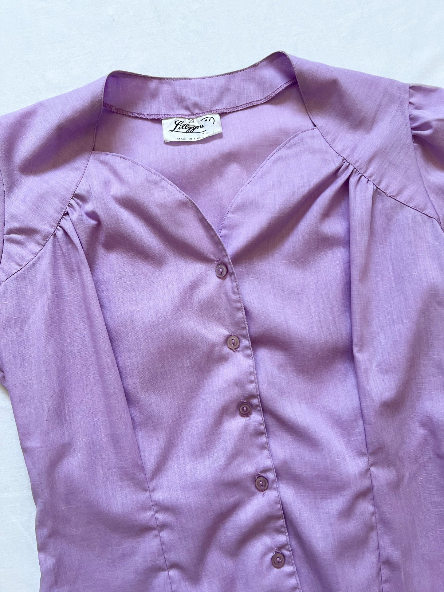 Purple sweetheart t-shirt, Size M