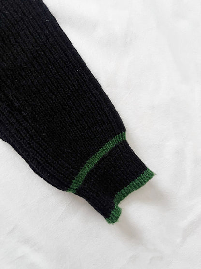 70s folkloric kit cardigan, Size S