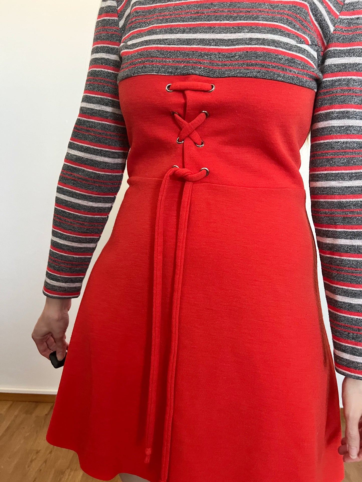 Striped mini dress, Size XS-S