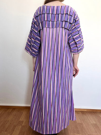 1974 purple Marimekko Filippa dress, Size S-L