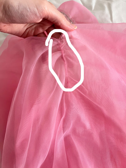 60s pink nightgown, Size M-L
