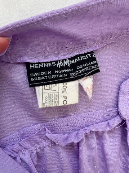 Purple vintage H&M dress, Size S