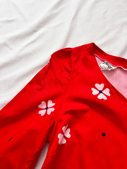 70s Pia & Paula cotton dress, Size M