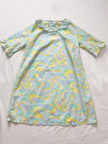 60s pastel night gown, Size L