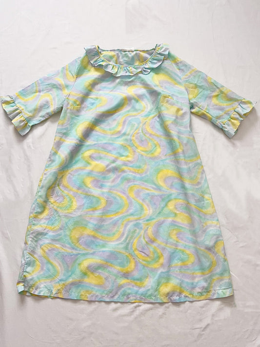 60s pastel night gown, Size L