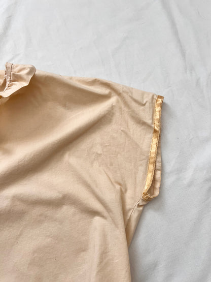70s beige cotton t-shirt, Size S